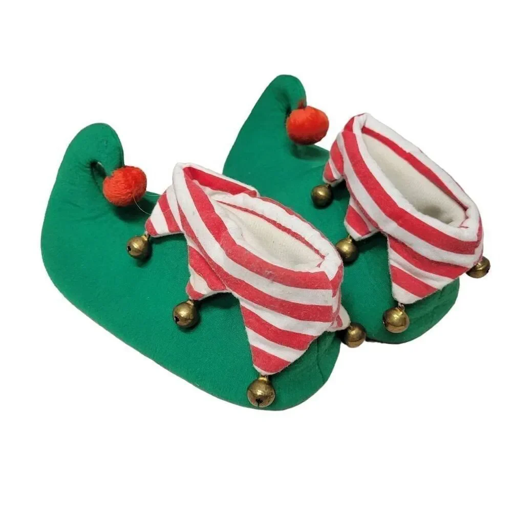 Elf Slippers with Bells S/M 9.5-2.5 youth